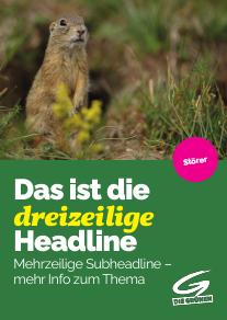 Hochformat · Zweigeteilt
